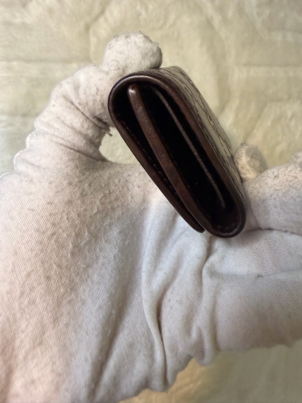 Gucci brown Guccissima leather key case. - Picture 16 of 16